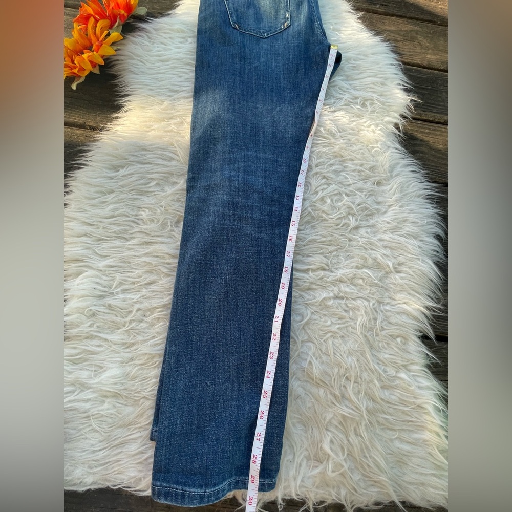 Anthropologie Blue and Gray Patchwork Jeans - Picture 12 of 12